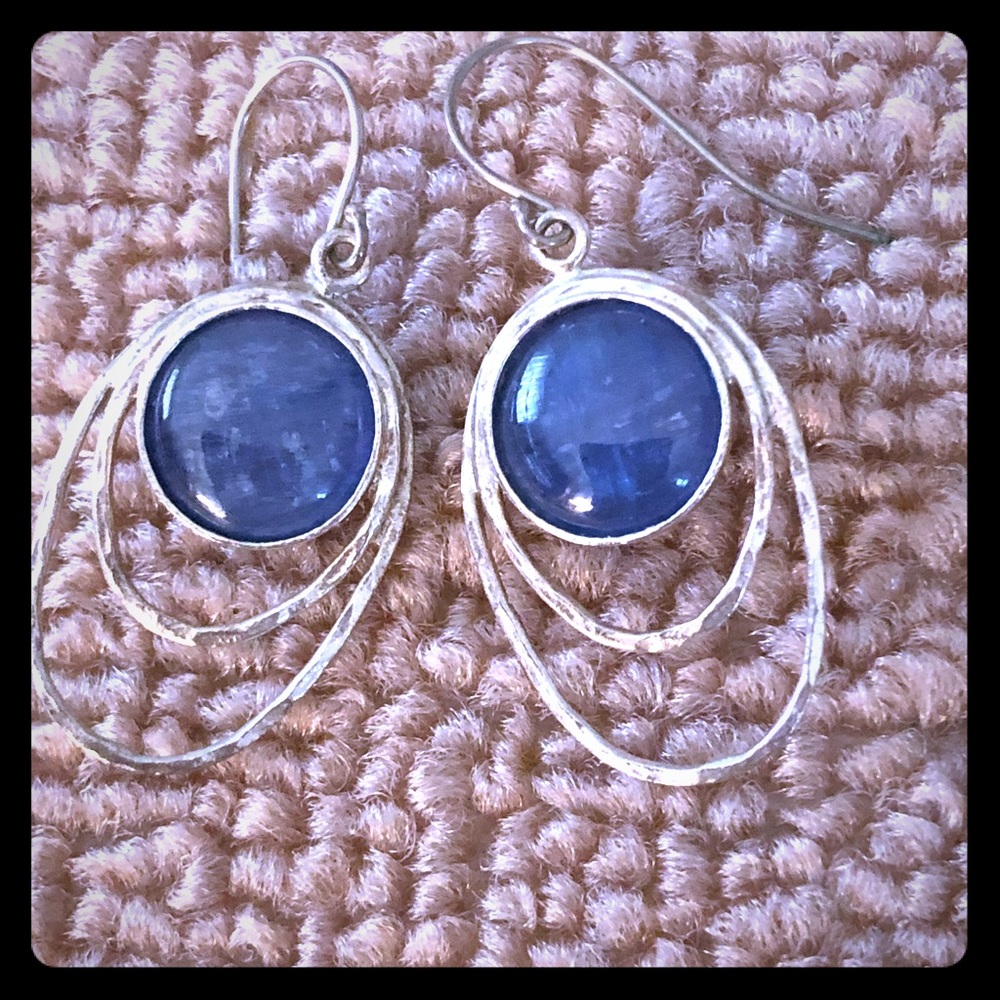 KYANITE/Sterling silver Earrings